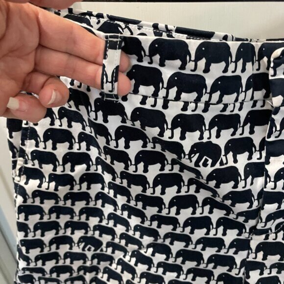 Pants - Banana Republic Milly Collection Elephant Shorts Women's Size 12 White High Rise